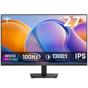 KTC 27 Inch QHD(2560 * 1440) 100Hz Computer Monitor - IPS Panel, Anti-Blue Light