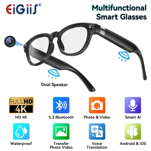 EIGIIS AI Smart Glasses Bluetooth Call With AI Voice Translation